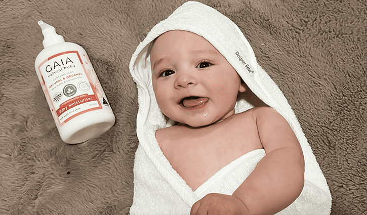 Natural best sale baby moisturizer