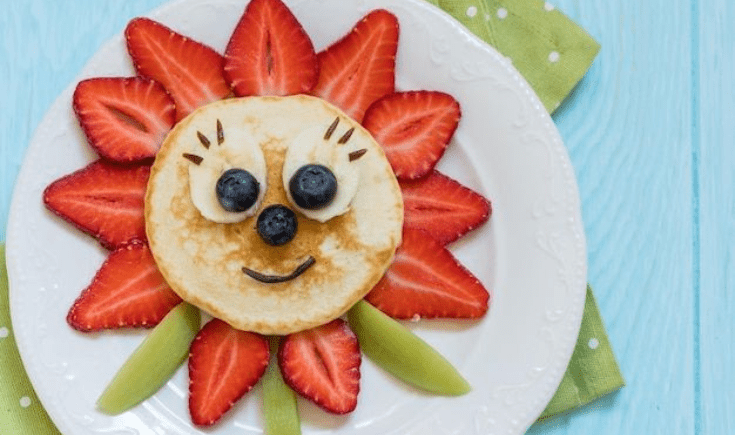 Flower pancakes